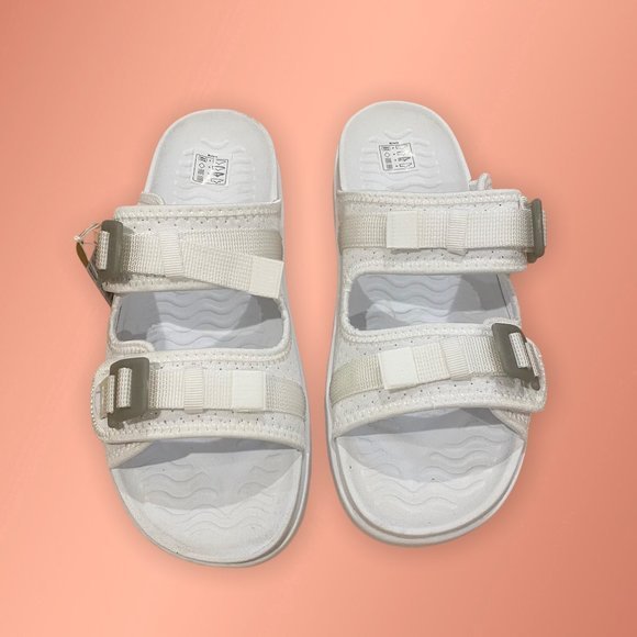 NIB Native Shoes Davis Adult Sandal Slide White M9/W11 - Picture 5 of 12